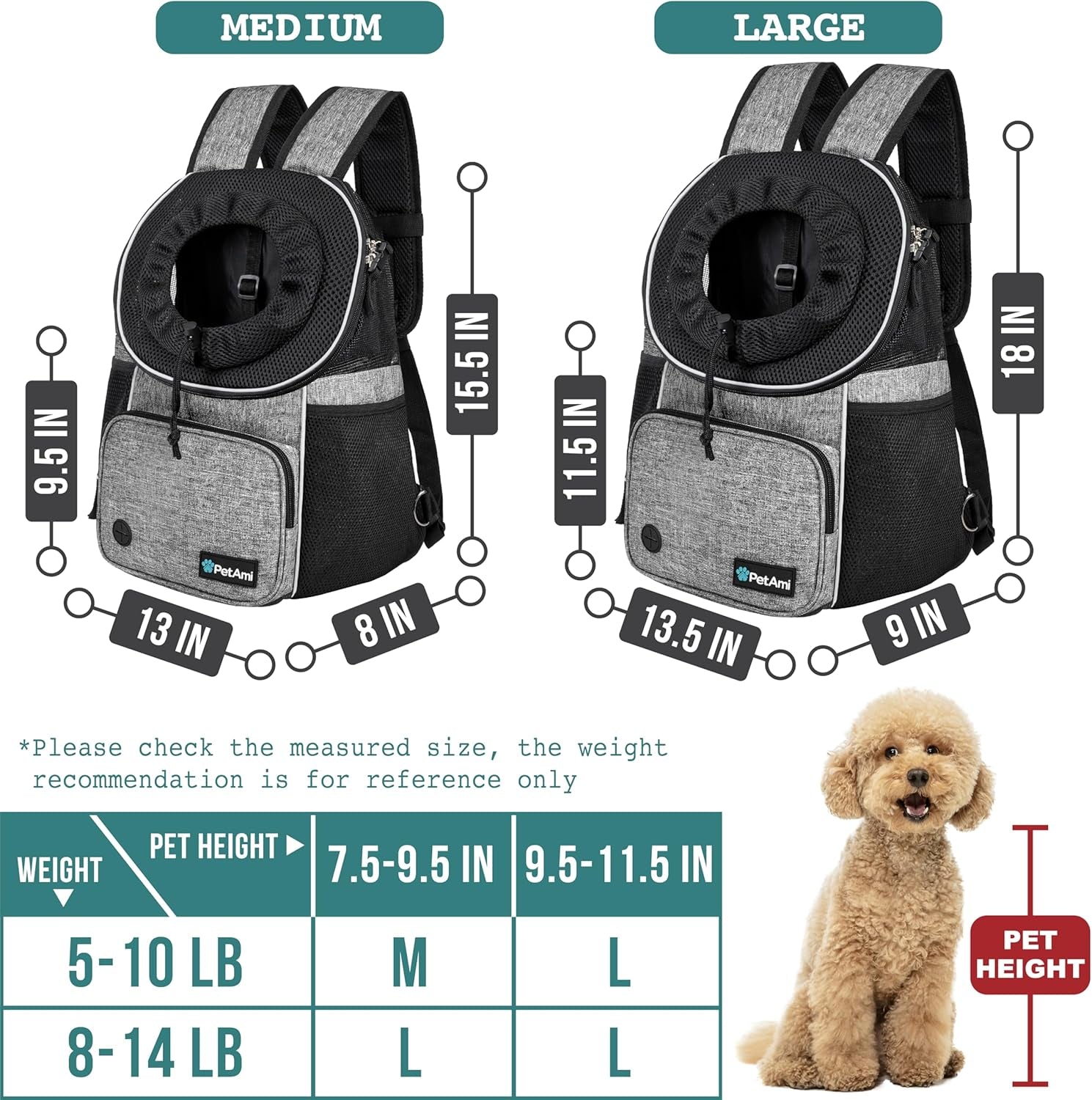 Dog Front Carrier Backpack